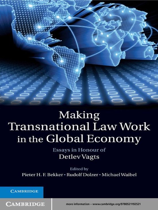 Making Transnational Law Work in the Global Economy - cover