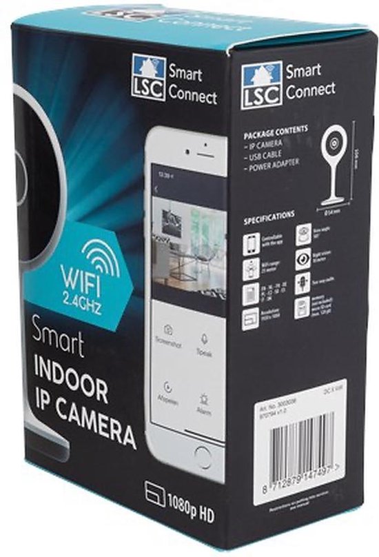 LSC Smart Connect indoor IP-camera - Camera - Binnencamera | bol.com