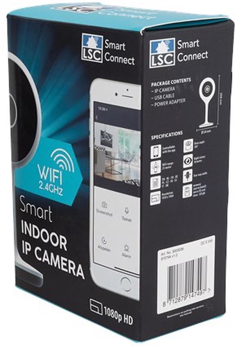 LSC Smart Connect Smart Video Intérieur Wifi IP Caméra 1080p HD :  : High-Tech