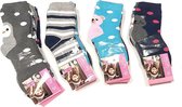 Meisjes sokken wintersokken warme sokken kindersokken multipack 4 paar sokken 27-30