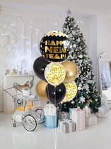 Ballonnen set - Happy New Year - Gelukkig Nieuwjaar - Oud en Nieuw - 9-delig