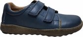 Naturino 2 velcro's effen lederen sneakers Meadow blauw mt 29