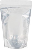 Stazakken Transparant/Zilver 15x9x23,2cm | 312 gram (100 stuks)