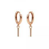 Karma hinged hoops symbool square tube rosé gold M1902HIN