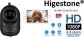 Hardloper - Huisdiercamera - Hondencamera - Met 32 GB SD Kaart- 2-Weg Audio - WiFi - Beweeg En Geluidsdetectie - Nachtvisie - Hondencamera Beelden Op Telefoon- Hondencamera Met App