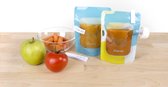 Pochette réutilisable pour aliments KidsMe (4 pièces) (6 oz / 180 ml) Pochette à motifs x4