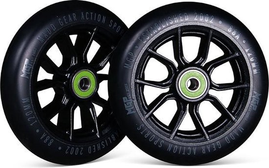 MFX 120mm Wheel Black 2 stuks | bol.com