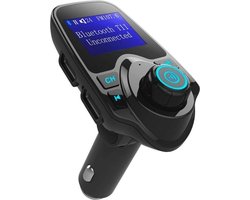T11 / Bluetooth Transmitter /  Carkit  / FM Transmitter / Bluetooth Carkit / Oplader / Handsfree Bellen / Draadloos Muziek Streamen / Microfoon / Radio / 4 Play Modes / + *GRATIS AUX kabel*