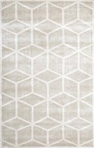 Cosmou Vedette Vloerkleed - 60x90  - Rechthoek - Laagpolig Tapijt - Landelijk - Beige