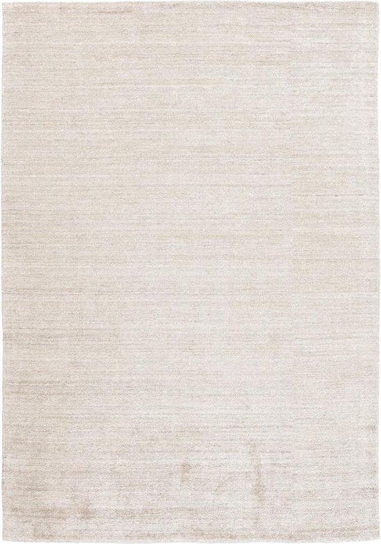 Plain Dust Ivory Vloerkleed - 60x90  - Rechthoek - Laagpolig Tapijt - Modern - Beige