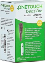 One Touch Delica Plus Lancetten 200 stuks
