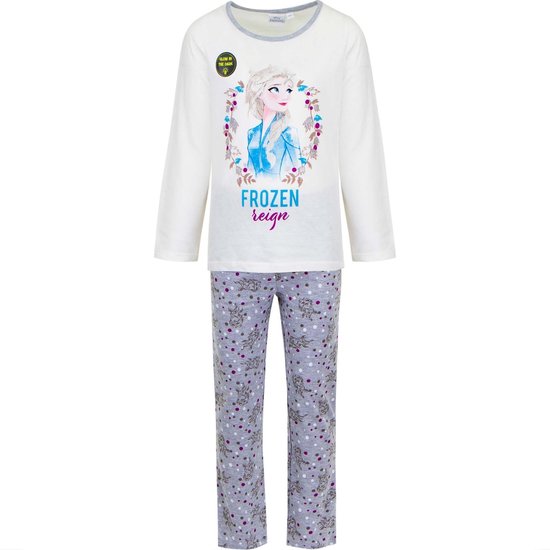 picknick kwaliteit Tijd Frozen pyjama Elsa - Glow in the dark - maat 104 | bol.com