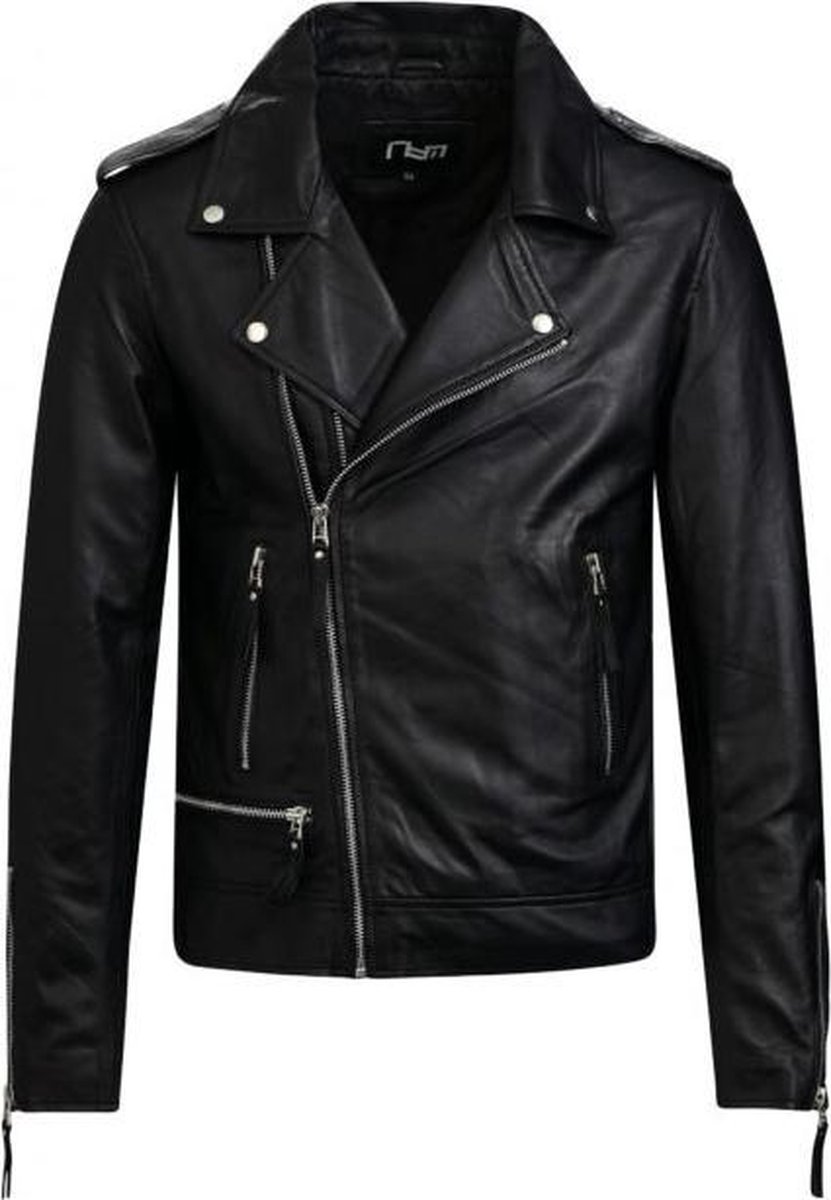 leren biker jas heren zwart Archives