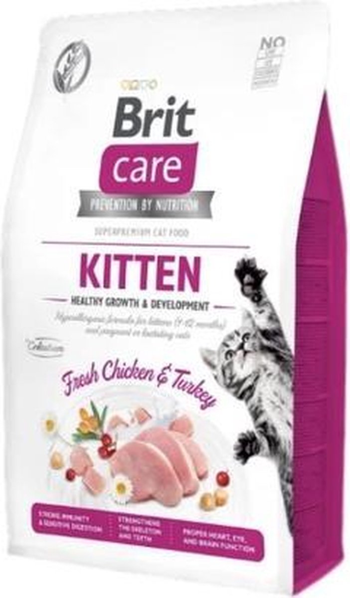 Brit Care Cat Grainfree Kitten Fresh Chicken & Turkey 2 kg Kat