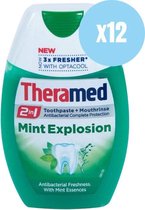 Theramed - Tandpasta - Mint Explosion - 12 x 75 ml - voordeelverpakking