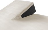SleepMed Hoeslaken voor Splitmatras - Crème - 200 x 200 cm - Duopack