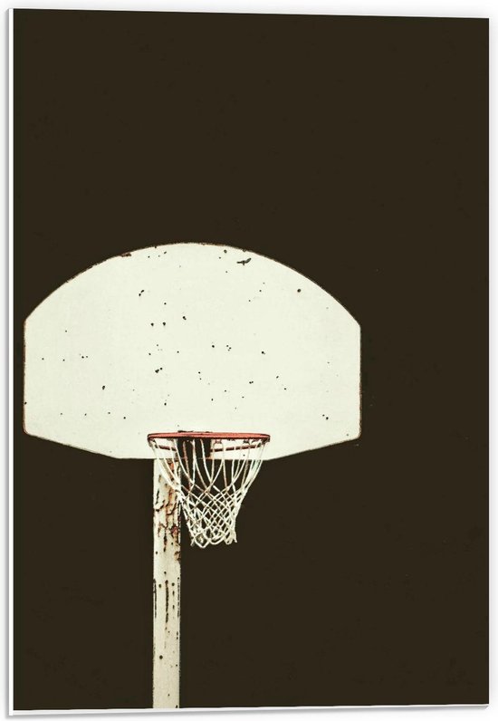 Forex - Basketbalpaal - 40x60cm Foto op Forex