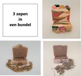 Zeep Bundel - handgemaakte natuurlijke zeep   /   Savons naturels artisanaux