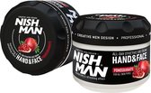 Nish Man- Face & Hand Cream Granaatappel- 4 x 300 ml