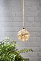 Star Trading Kerstbal met lampjes 15cm - transparant