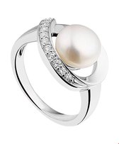 The Jewelry Collection Ring Parel En Zirkonia - Zilver