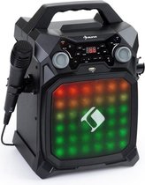 Rockstar LightShow karaoke-installatie BT USB line in/out 2x6,3 mm zwart