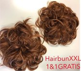 Hairbun XXL 1&1GRATIS  Haarstuk Ø25cm Hair Extensions Donut Ponytail Messy Bun