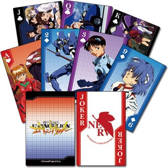 Afbeelding van het spel Neon Genesis Evangelion Speelkaarten