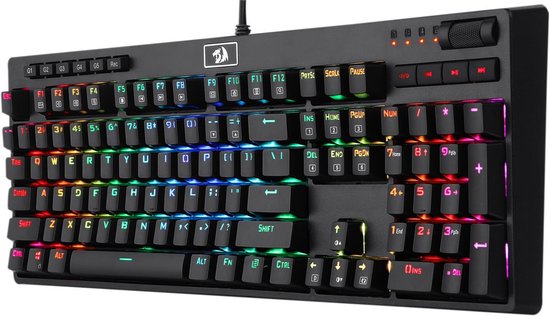 Redragon Manyu K579 - RGB Mechanisch Gaming Toetsenbord - QWERTY - Blue  Switch | bol.com