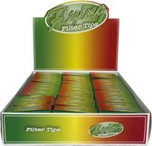 Flying  Filter Tips Rasta Colours / 99 Booklets with Tips