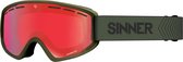 Sinner Skibril - Unisex - groen/zwart