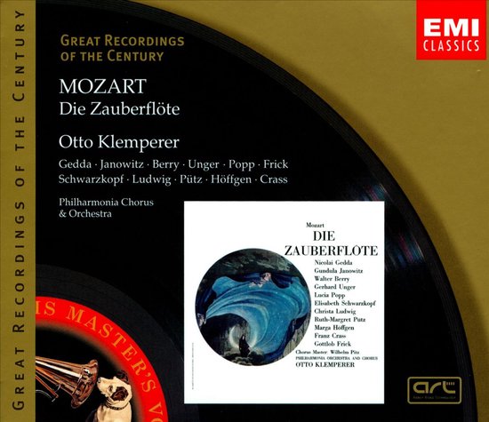 Mozart: Die Zauberflote / Klemperer, Gedda, Popp, Berry et al