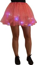 Tule rokje - Magic - tutu - volwassen petticoat - met gekleurde lichtjes - neon pink - party - feestje - musical - festival - De Toppers - carnaval