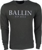 Ballin Heren Sweater met 3D Reliëf opdruk - Maat XS