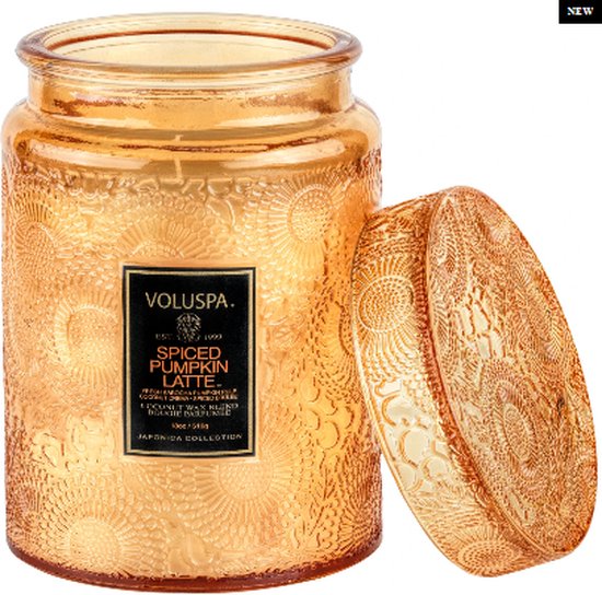 Voluspa Geurkaars Japonica Collection Spiced Pumpkin Latte Large Jar Candle