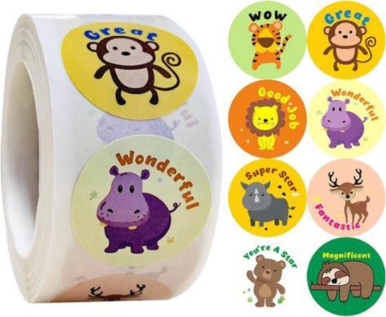 Beloningsstickers - Babydieren | Bekius Beloningsstickers - Babydieren | Bekius