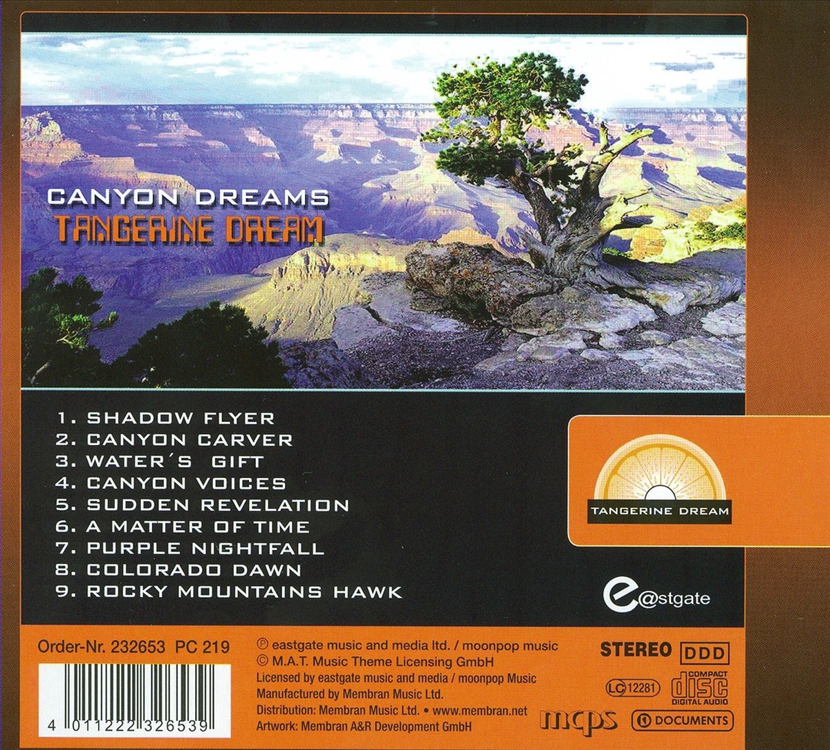 Tangerine Dream - Canyon Dreams