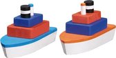 Stoomboot set van 2 stuks om zelf te ontwerpen