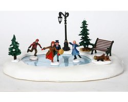 Lemax Kerstdorp Schaatsbaan - set van 9 - 4.5V adapter