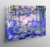 Nénuphars en toile - Claude Monet - 70x50cm