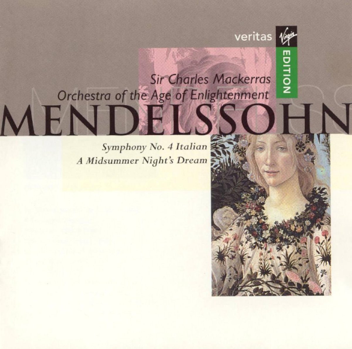 Mendelssohn: Symphony no 4, A Midsumer Night's Dream, etc