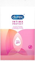 Durex Intima Protect Intimate Wipes 2in1 x2