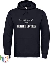 Hoodie Limited Edition zwart maat M