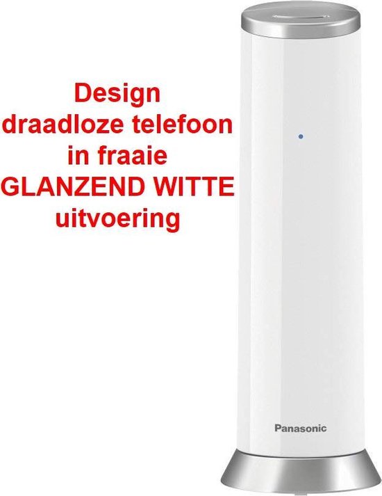 Panasonic KX-TGK220GW Single DECT-Draadloze telefoon met nummerherkenning en BEANTWOORDER; wit