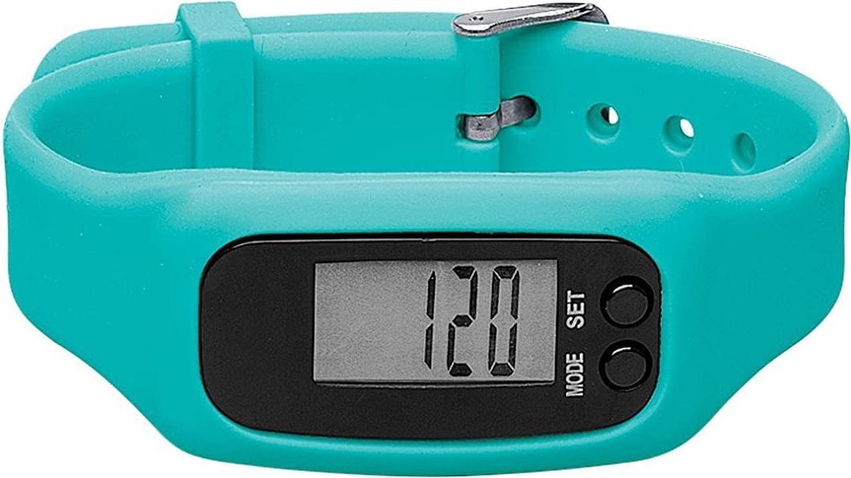 Stappenteller – Horloge – Digitaal – Digitale – LCD – Calorie – Loopafstand – Teller – Pedometer – Compact – Comfortabel – Zwart – Wit – lichtblauw – Oranje - Licht Roze - Donkerblauw - Rood - Paars - Grijs - Geel - Lichtgroen  - Turqouise - Cyaan