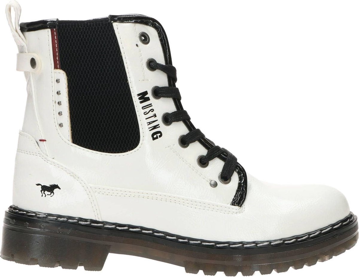 Mustang Veterboot Vrouwen Wit | bol.com