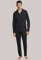 Schiesser - Dark Wonder - Pyjama - 168409 - Black Melange - 58