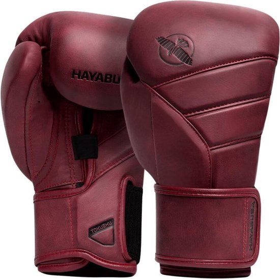 Gants de boxe Hayabusa T3 LX - Crimson - Rouge foncé - 14 oz