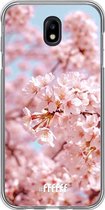Samsung Galaxy J7 (2017) Hoesje Transparant TPU Case - Cherry Blossom #ffffff