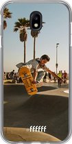 Samsung Galaxy J7 (2017) Hoesje Transparant TPU Case - Let's Skate #ffffff